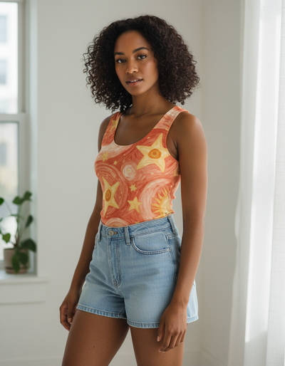 Women's Coral Nocturne Tank Top tank top
