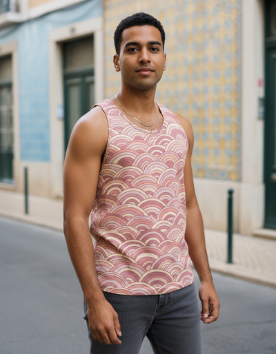 Men's Dusty Rose Kaze Tank Top tank top