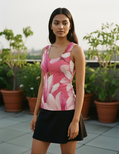 Women's Electric Fuchsia Eclipse Tank Top tank top