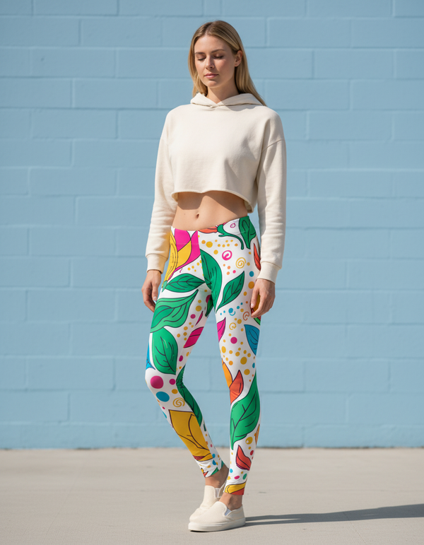 Blossom Leggings Women's Leggings — Dripper