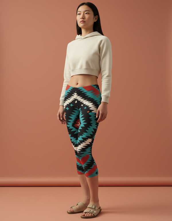 Canyon Capri Leggings Capri Leggings — Dripper