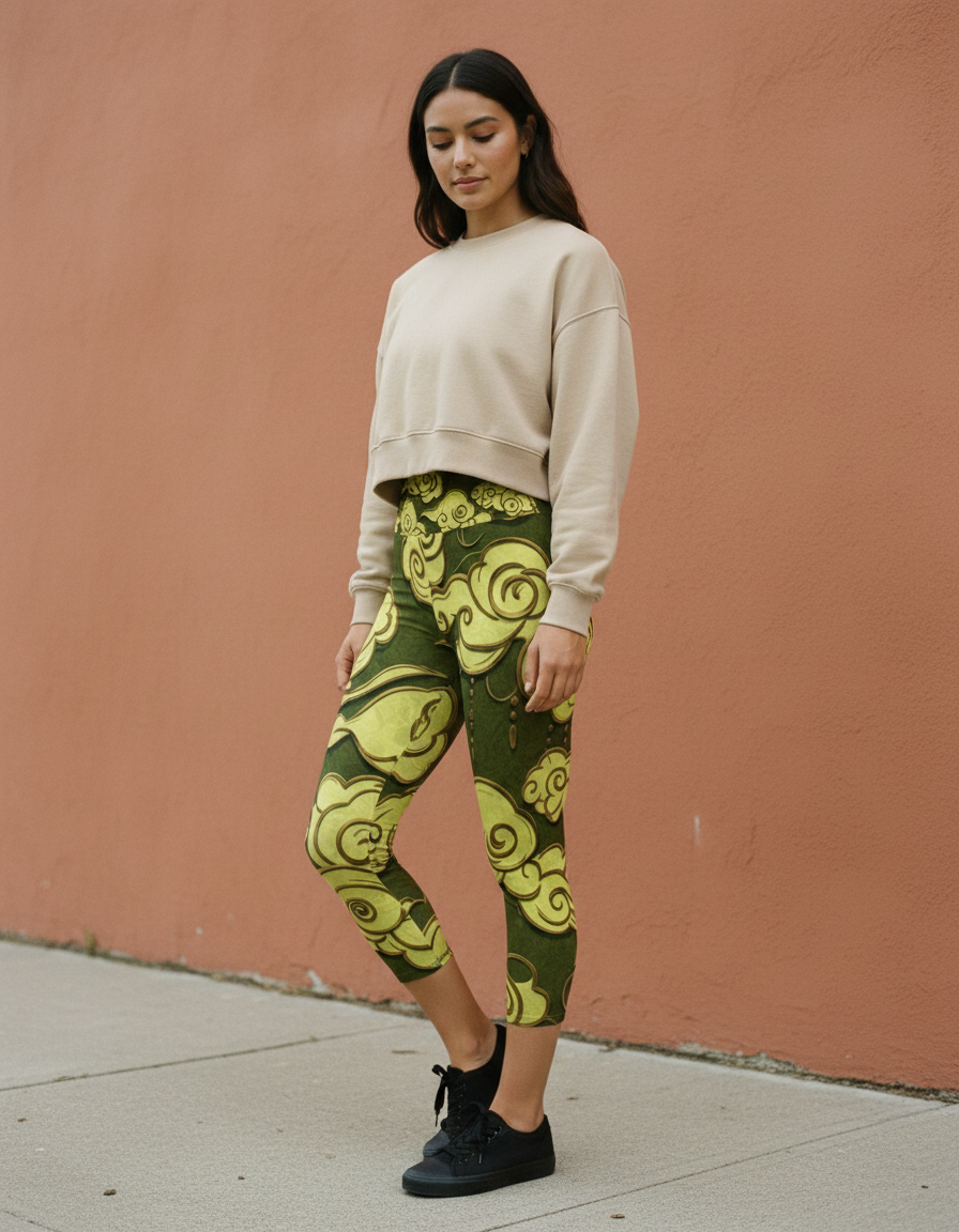 Acacia Zephyr capri yoga leggings