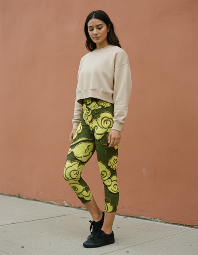 Acacia Zephyr Capri Yoga Leggings capri yoga leggings