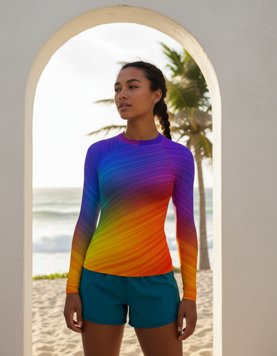 Women's Spectrum rash guard