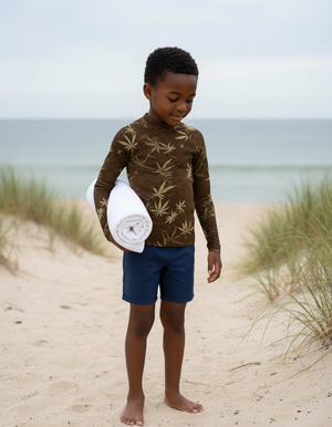 Coffee Bean Mizu Kids Rash Guard Kids Rash Guard — Dripper