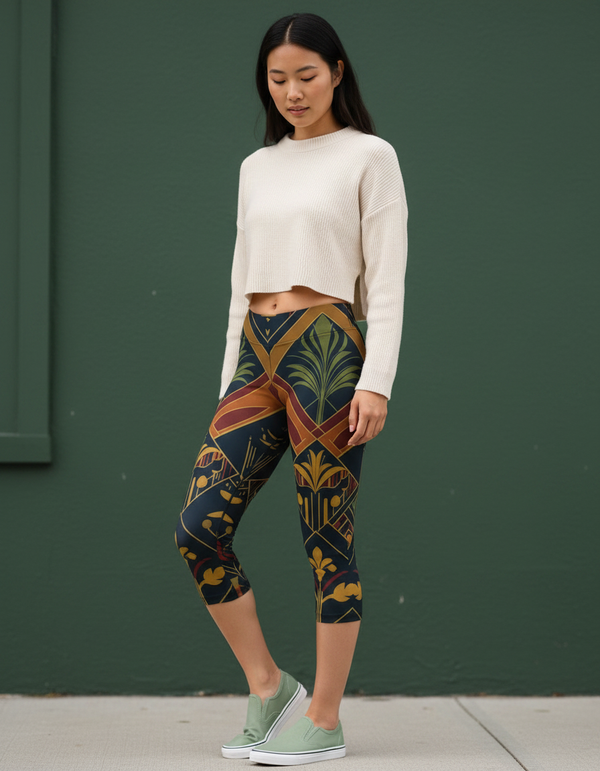 Gatsby capri leggings