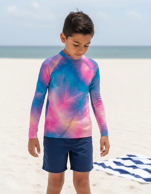 Rhodonite Frost Kids Rash Guard Kids Rash Guard — Dripper