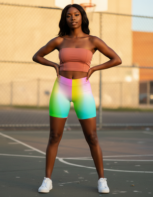 Women's YUV Color Space Short Shorts