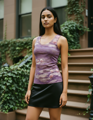 Women's Monet Water Lilies Tank Top