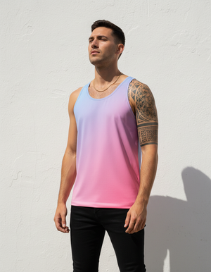 Men's Aura Gradient Tank Top