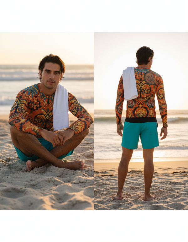 Ghazal Rash Guard bikini — Dripper