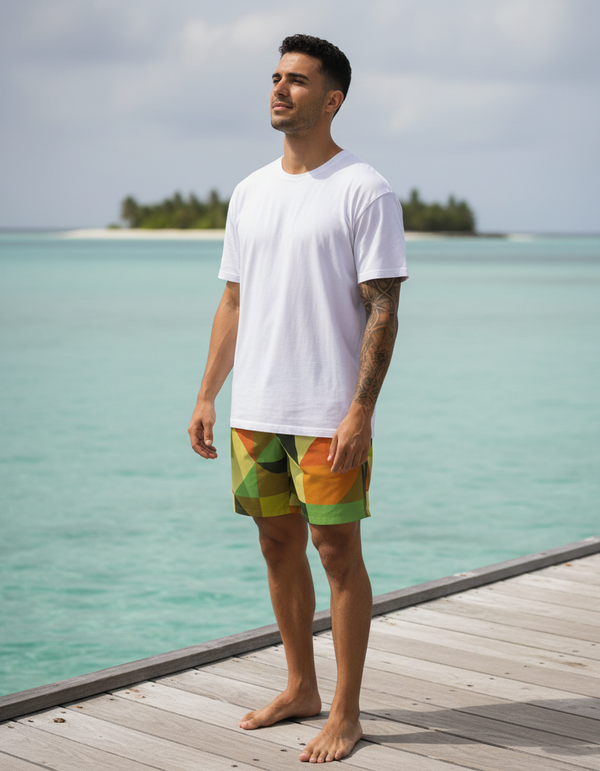 Men's Mid-Century Modern Swim Trunks