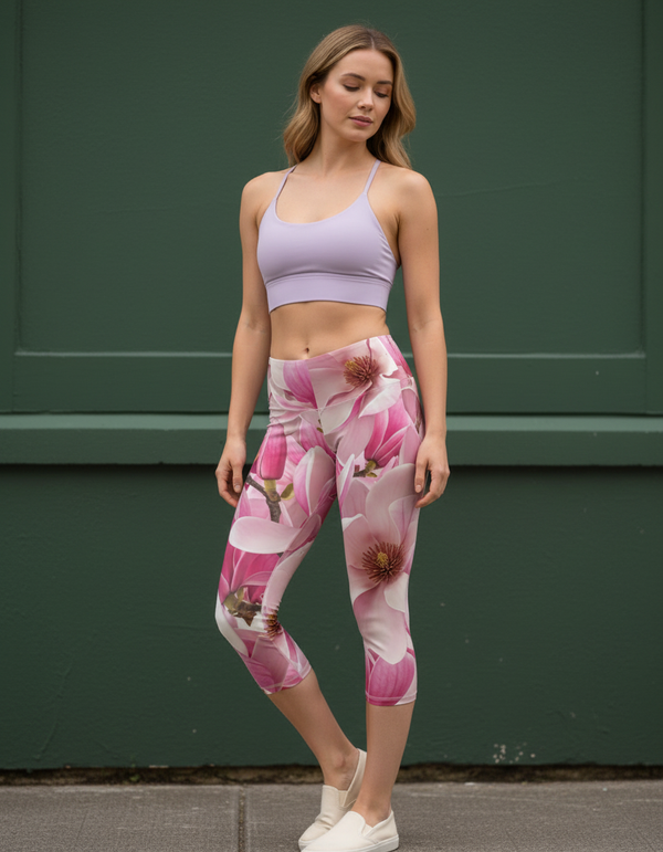 Blossom capri leggings