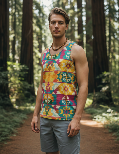 Men's Yellow Zamzam Tank Top tank top
