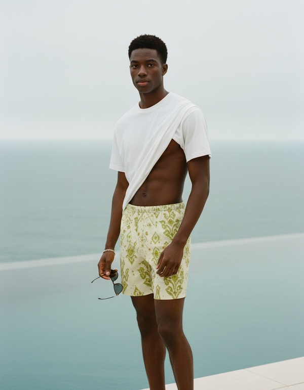Men's Thai Silk Swim Trunks