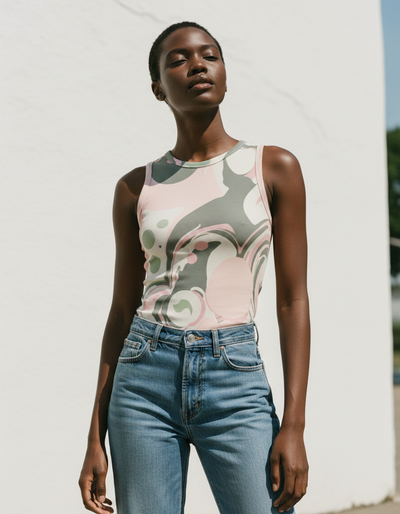 Women's White Onyx Vortex Tank Top tank top