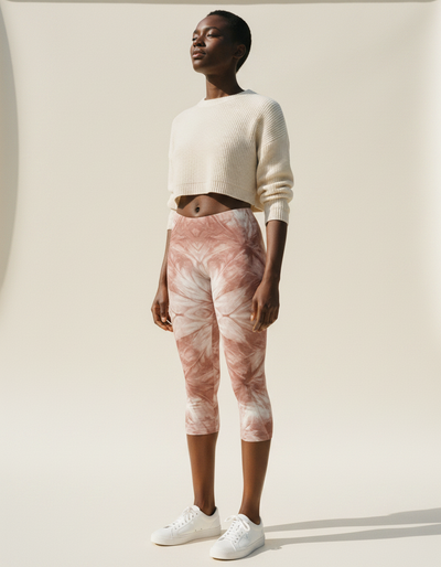 Tea Rose Kumo Capri Leggings capri leggings