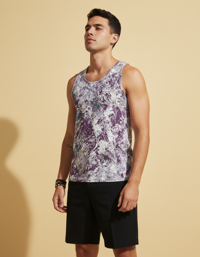 Men's Burnished Lilac Glint Tank Top tank top