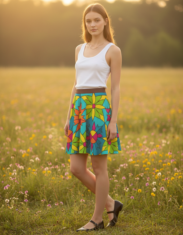 Kaleido Skater Skirt bikini — Dripper