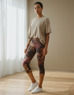 Women's Renoir Garden Palette Capri Leggings
