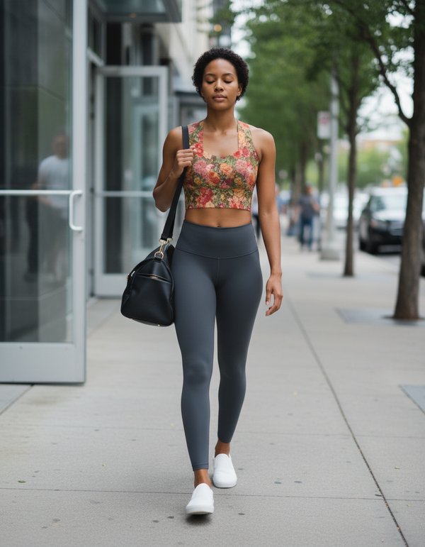 Fluid Motion Impression Longline Sports Bra