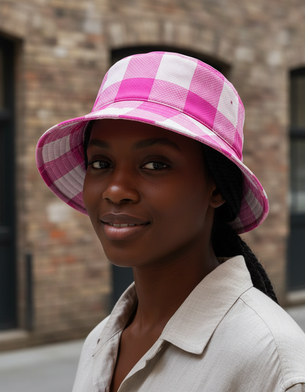Fuchsia bucket hats