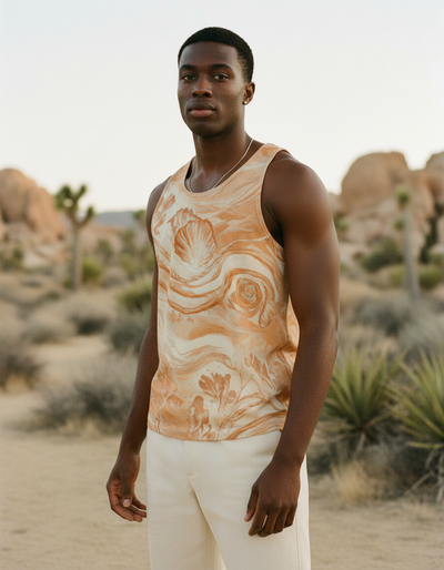 Men's Muskmelon Tidepool Tank Top tank top