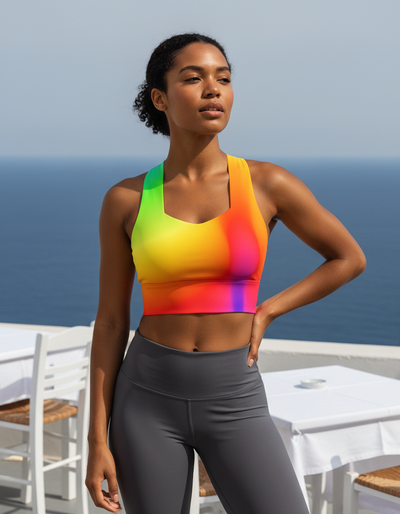 Lustre Longline Sports Bra longline sports bra