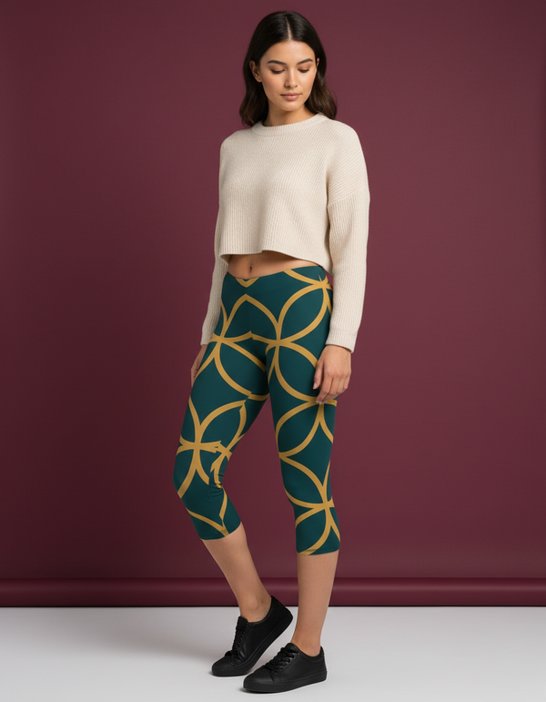 Sora Capri Leggings Capri Leggings — Dripper