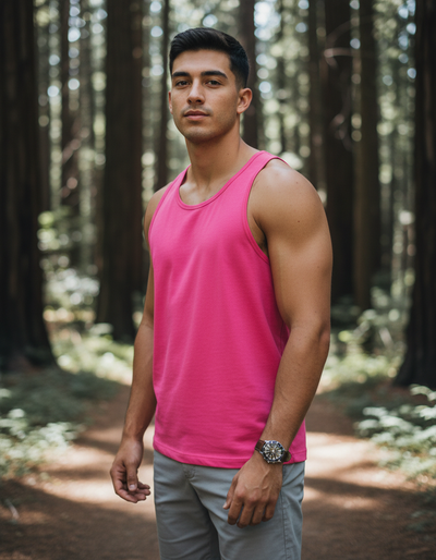 Men's Schiaparelli Pink Tank Top tank top