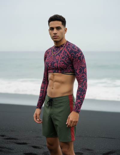 Men's Electric Fuchsia Tana rash guard