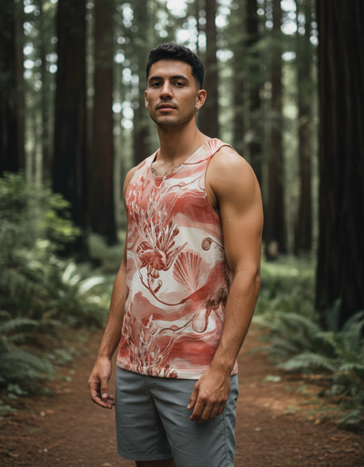 Men's Fiery Red Seabreeze Tank Top tank top
