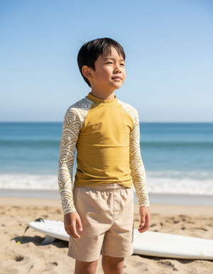 Amber Haze Aoi Kids Rash Guard Kids Rash Guard — Dripper