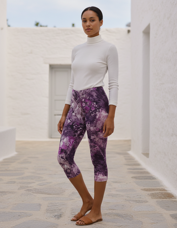 Women's Renoir Garden Palette Capri Leggings