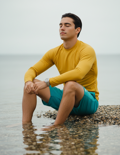 Men's Amber rash guard