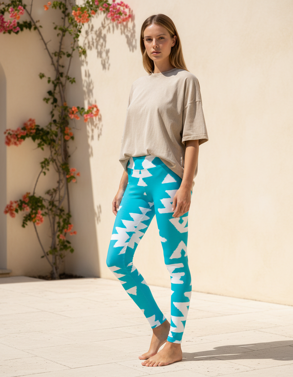Women's Navajo Weave Pattern Leggings