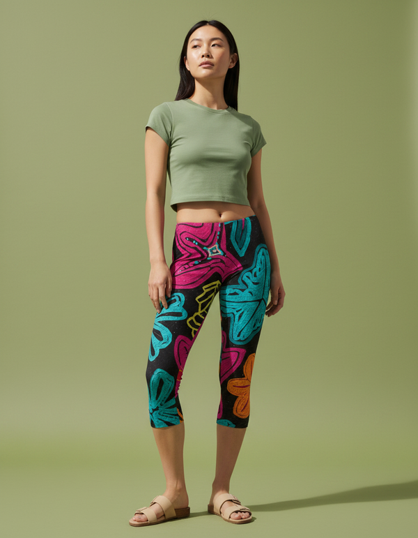 Kona Capri Leggings Capri Leggings — Dripper