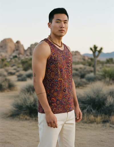 Men's Fiery Red Zephyr Tank Top tank top