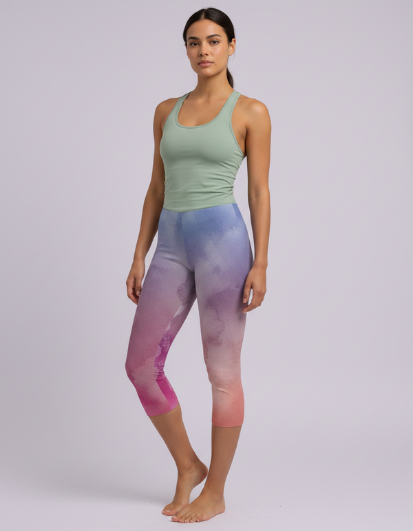 Leggings in Rhodonite Mosaic