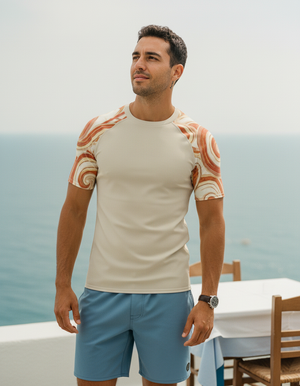 Men's Angora Spectrum men's short-sleeve rashguards