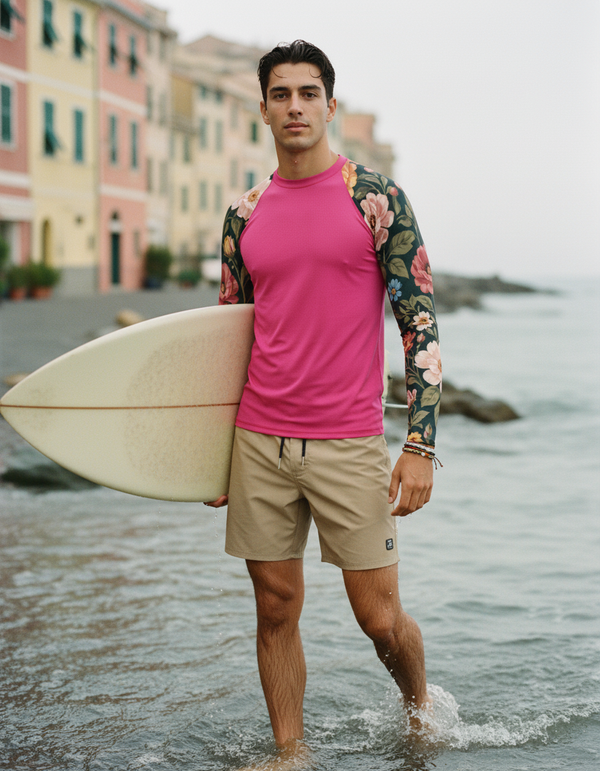 Rashguard in Hot Pink Elysium