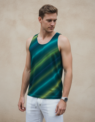 Men's Runway Emerald Stratum Tank Top tank top