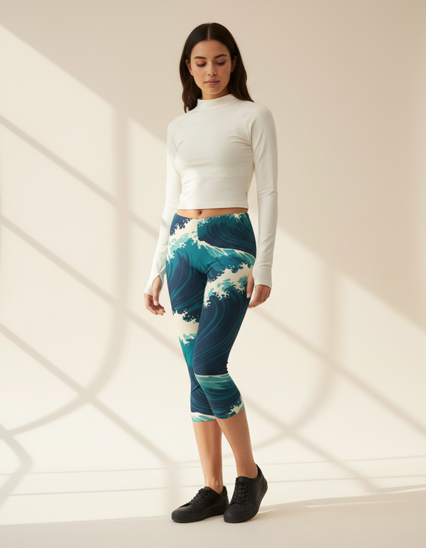 Surge Capri Leggings Capri Leggings — Dripper