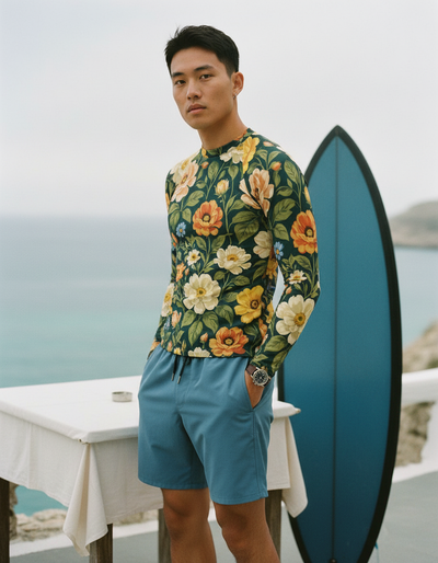 Men's Runway Chartreuse Elysium rash guard