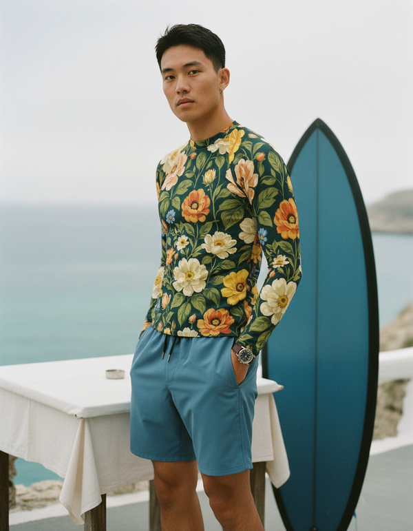 Rashguard in Runway Chartreuse Elysium