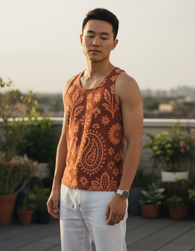 Men's Coral Tantra Tank Top tank top