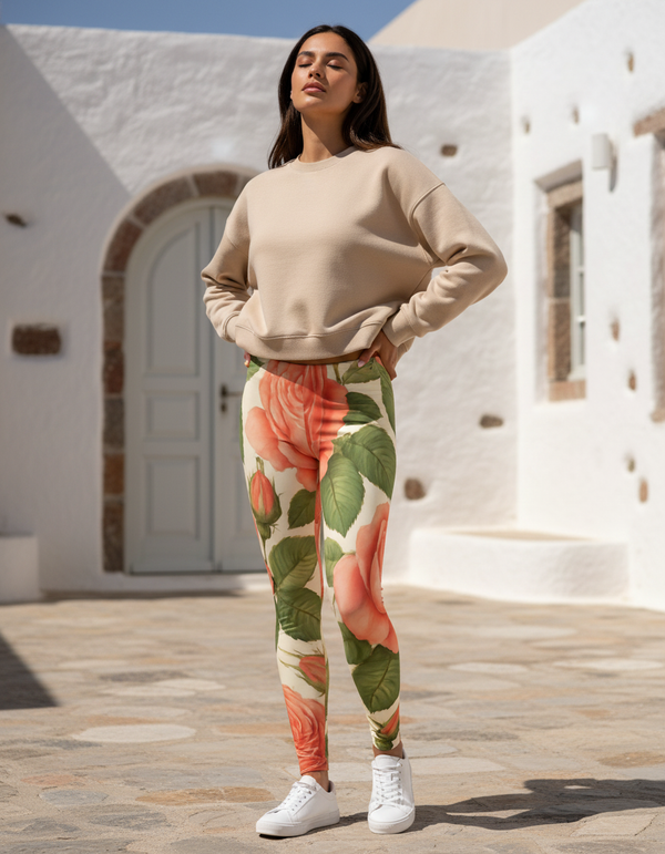 Bouquet Leggings Women's Leggings — Dripper