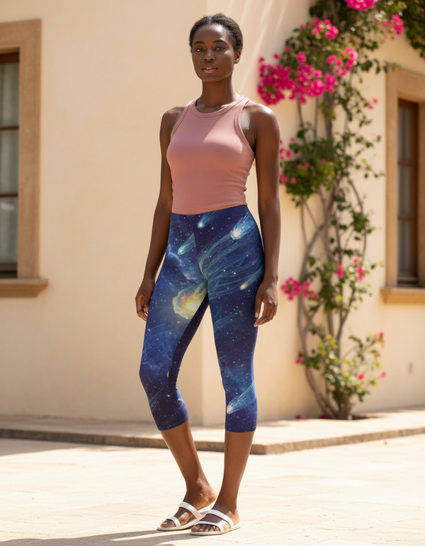 Wild Capri Leggings Capri Leggings — Dripper
