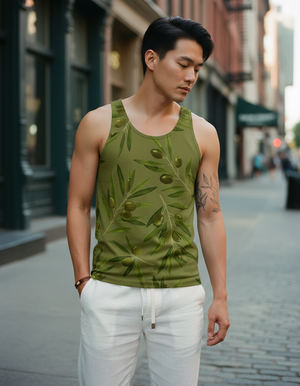 Men's Olive Branch Tank Top