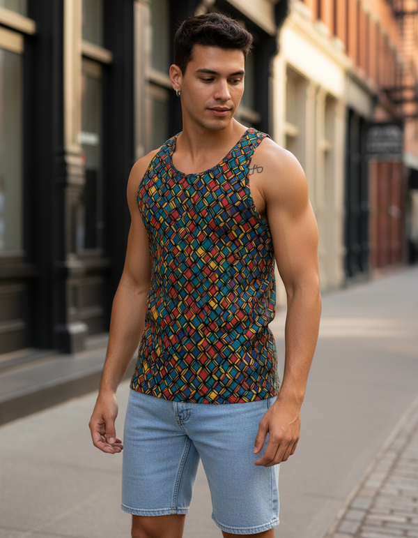 Spectrum Tank Top Men's Tank Top — Dripper